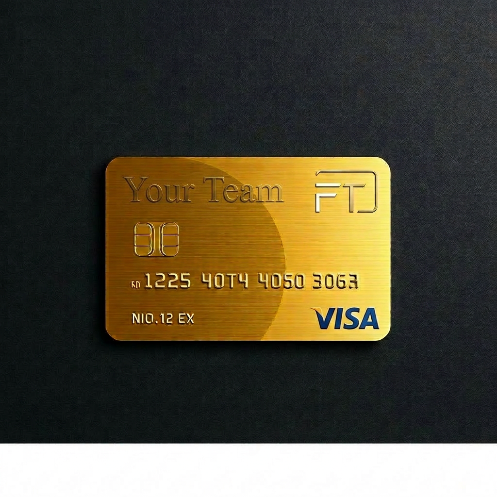 Gold Fanify card