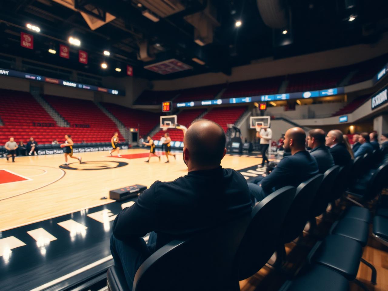 Courtside view